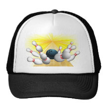 Bowlingklotstrejka Mesh Kepsar