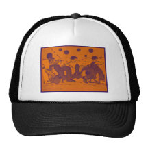 BowlingORANGE Trucker Kepsar