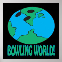 Bowlingvärld Affischer