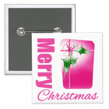 Boxas den rosa nyckfulla gåvan för god jul v3 knapp