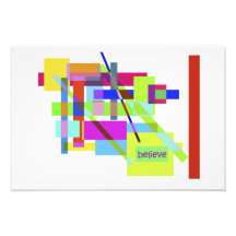 "Boxas tro" färgrikt abstrakt design Fotografi