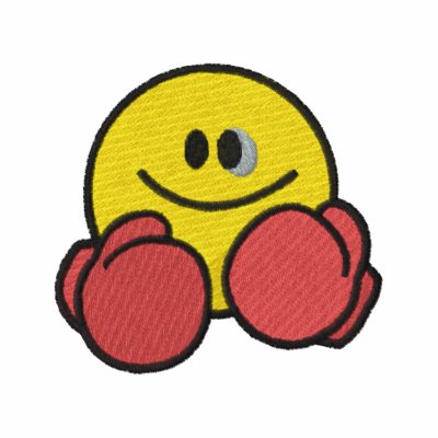 BoxningSmiley Broderade Polo Tröjor
