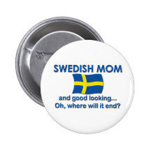 Bra tittar svensk mamma knappar med nål