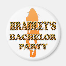 Bradleys ungkarlparty kylskåpsnagnet