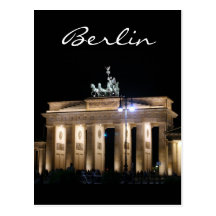 brandenburg natt berlin vykort