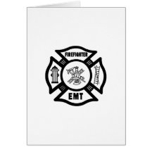 Brandman EMT Hälsningskort
