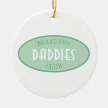 Brandnew pappaklubb (grönt) juldekoration