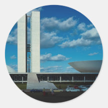 Brasilia Brasilien Klistermärken