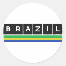Brasilien färgdesign! klistermärken