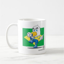 Brasilien fotbollmugg