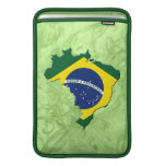 Brasilien karta MacBook sleeve
