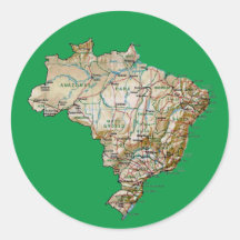 Brasilien kartaklistermärke
