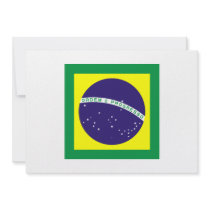 Brasilien kvadrerar flagga