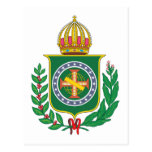 Brasilien väldevapensköld vykort