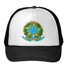 brazil emblem trucker keps