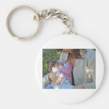 Breastfeeding för kvinna nyckel ringar
