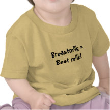 Breastmilk = bäst mjölkar! t shirt