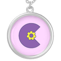 Brev C i Flores lilor Hängsmycken