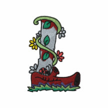 Brev L broderad skjorta för skog Monogram