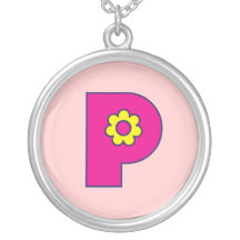 Brev P i Flores rosor Anpassningsbar Halsband