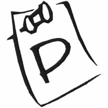 Brev P noterar monogramen broderade skjortan Broderad Pikétröja