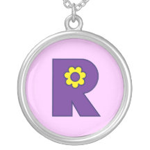 Brev R i Flores lilor Personliga Halsband