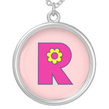 Brev R i Flores rosor Anpassningsbar Halsband