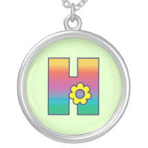 BrevH i den Flores regnbågen Halsband
