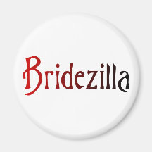 Bridezilla Kylskåps Magneter