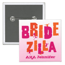 Bridezilla (S) Knappar Med Nål