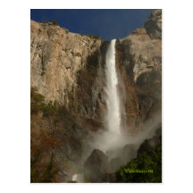 Briidal skyler nedgångar, Yosemite Vykort