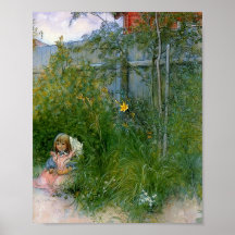 Brita i blomsterrabatten posters