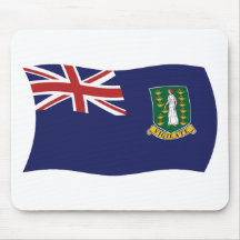 British Virgin Islands flagga Mousepad Musmatta