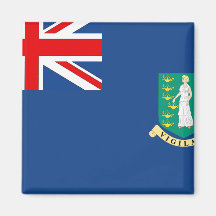 British Virgin Islands Kylskåpmagneter
