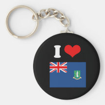 British Virgin Islands Nyckel Ring
