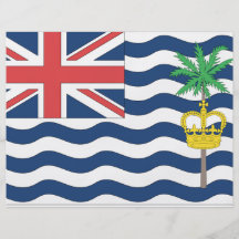 Brittisk Indiska oceanenterritoriumflagga Custom Flyer