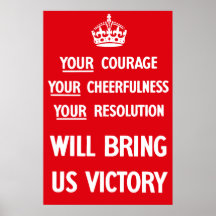 Brittisk propaganda WW2 Affisch