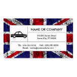 brittisk taxicab visitkort