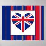 Brittiskt hjärtatryck posters