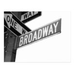 Broadway undertecknar vykort