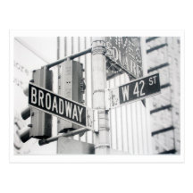 Broadway vykort