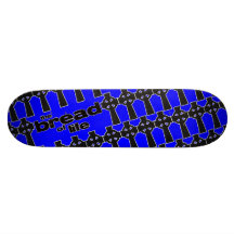Bröd av livblått skateboard