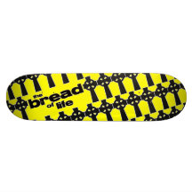 Bröd av livgult anpassad skate board