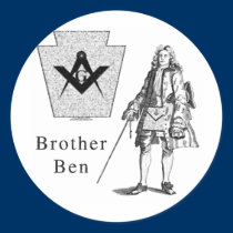 Broder Ben Franklin klistermärken