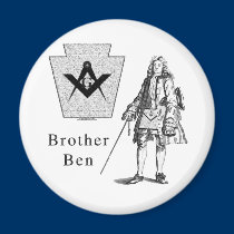Broder Ben Franklin magneter