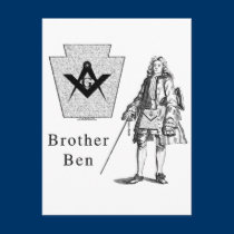 Broder Ben Franklin vykort