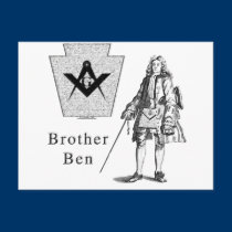 Broder Ben Franklin vykort