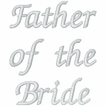 Broderad fader av bruden broderad jacka