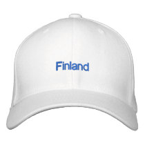 Broderad Finland hatt