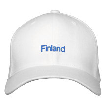 Broderad Finland hatt